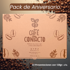 Pack Aniversario - Café Contacto